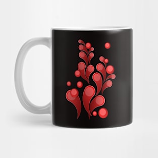 Stylish modern pattern in red Mug